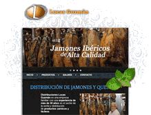 Tablet Screenshot of distribucioneslucas.com